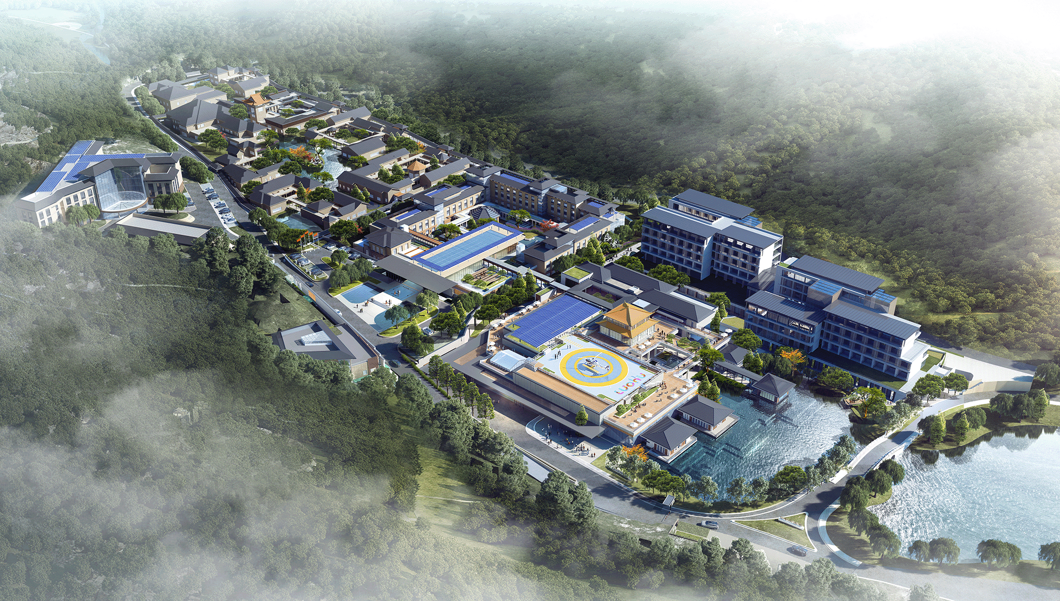 深圳银湖会议中心近零碳建筑群示范工程